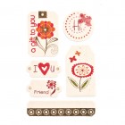 BasicGrey Green At Heart Canvas Tags