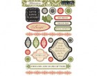 Teresa Collins Fabrications Linen Chipboard Elements