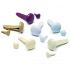 BasicGrey Wisteria Painted Brads