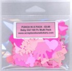 Various Paper Baby Girl Themed Punch Package