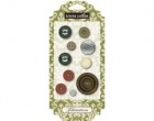 Teresa Collins Fabrications Linen Buttons