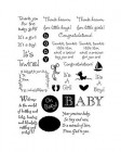 Various Rubber Stamps MSE! My Sentiments Exactly Baby Sentiments
