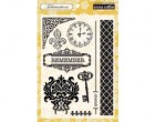 Clear Rubber Stamps Teresa Collins Fabrications Canvas Stamps