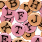 Junkitz Spring Alphabet Buttons