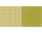 Teresa Collins Fabrications Canvas Green Damask