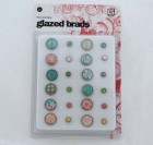 BasicGrey Two Scoops Glazed Brads