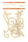 Kaisercraft Holly Swirls Wood Flourishes