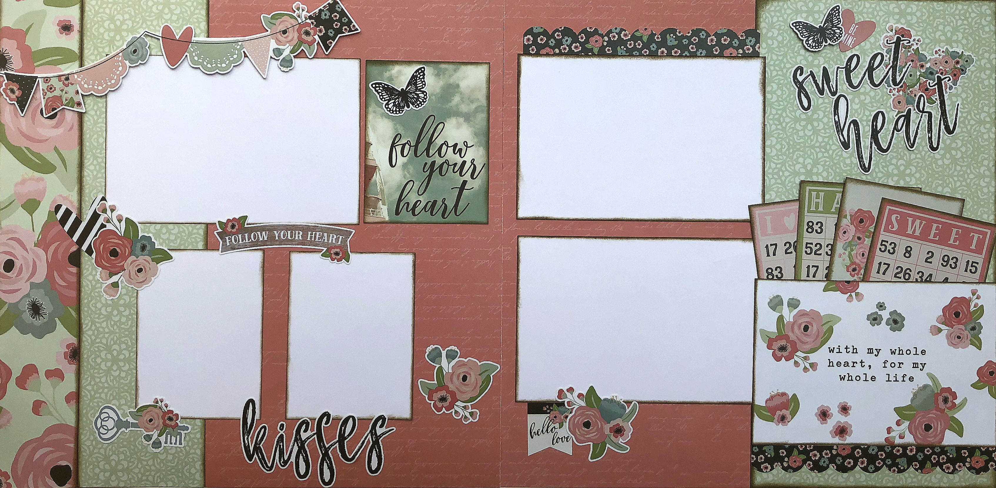 Romance Scrapbook Page Kit .. Scraptique, Inc.