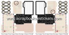 Various Paper Teresa Collins Travel Ledger Die Cut Library Envelopes