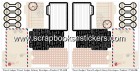 Teresa Collins Travel Ledger Die Cut Library Envelopes