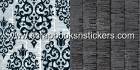 Black Paper Teresa Collins Welcome Home Damask Paper