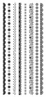 Kaisercraft Flower Border Rubons White