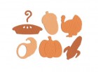 N/A Dies QuicKutz Fall Shapes Cookie Cutters