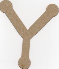 The Chipboard Store Letter Y