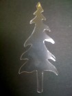 Clear Acrylic Acrylique Pine Tree