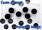 N/A N/A Junkitz Large Dots Foam Stamp