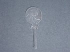 Clear Acrylic Acrylique Lollipop