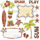 Fancy Pants Beach Babe Glitter Cuts