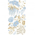 BasicGrey Garden Bouquet Blue Rub-ons