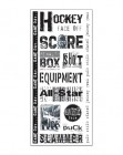 Various Stickers Creative Imaginations Hockey Sticker