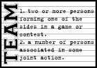 Teresa Collins Sports Edition Team Stamp