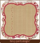 Various Paper Fancy Pants Designs Vintage Valentine Ledger Floral