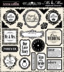 Teresa Collins Mr. &amp; Mrs. Chipboard Elements