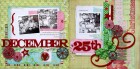 Various Paper December 25th Scrapbook Page Kit