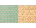 Various Paper Teresa Collins Fabrications Canvas Orange Tapestry