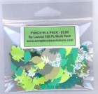 Various Paper Spring Leaves Themed Punch Package