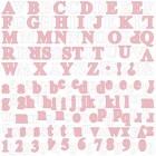 Pink Stickers Teresa Collins Chic Bebe Girl Alphabet Stickers