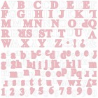 Teresa Collins Chic Bebe Girl Alphabet Stickers
