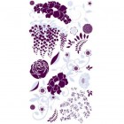 BasicGrey Wisteria Garden Bouquet Purple Rub-ons