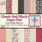 Jenni Bowlin Studio Classic Red/Black Paper Pad