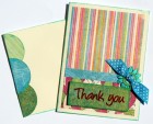 Various Paper Scraptique Thank You Card Kit