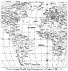 Clear Transparency Teresa Collins Travel Ledger World Map Transparency