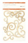 Brown Wood KaiserCraft Corners Wood Flourishes