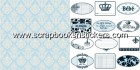 Teresa Collins Chic Bebe Boy Mini Tags Paper