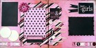 Various Paper Just The Girls Scrapbook Page Kit