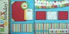 Various Paper Birthday Boy Scrapbook Page Kit
