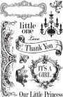 N/A Rubber Stamps Teresa Collins Chic Bebe Girl Clear Stamps