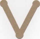 The Chipboard Store Letter V