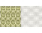 Teresa Collins Fabrications Linen Green Brocade