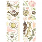 Various Chipboard BasicGrey Porcelain Chip Sticker Shapes