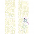 BasicGrey Wisteria Chip Stickers Alphabets