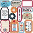 Various Paper Teresa Collins Designs Celebrate Tags