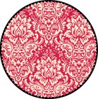 Various Paper Jenni Bowlin Red/Black Red Circle Damask Die Cut