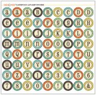 Various Stickers SEI Paisley & Petals Cardstock Alphabet Stickers