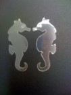 Clear Acrylic Acrylique Seahorse