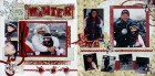 Various Paper Winter Scrapbook Page Kit
